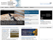 Tablet Screenshot of nationalacademies.org